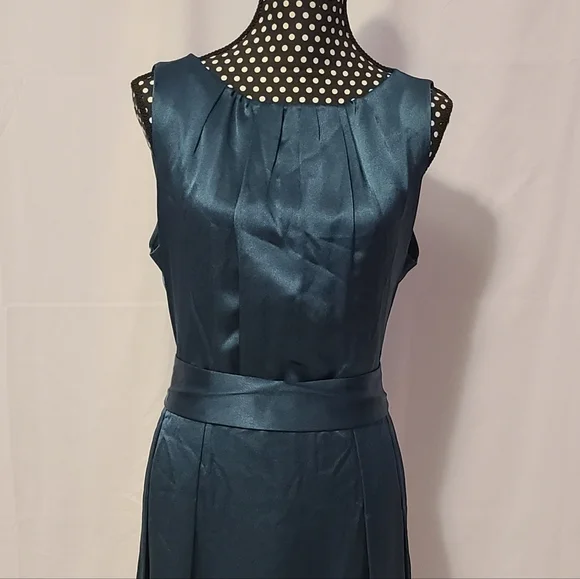 Talbots Dark Turquoise Dress - Picture 4 of 10